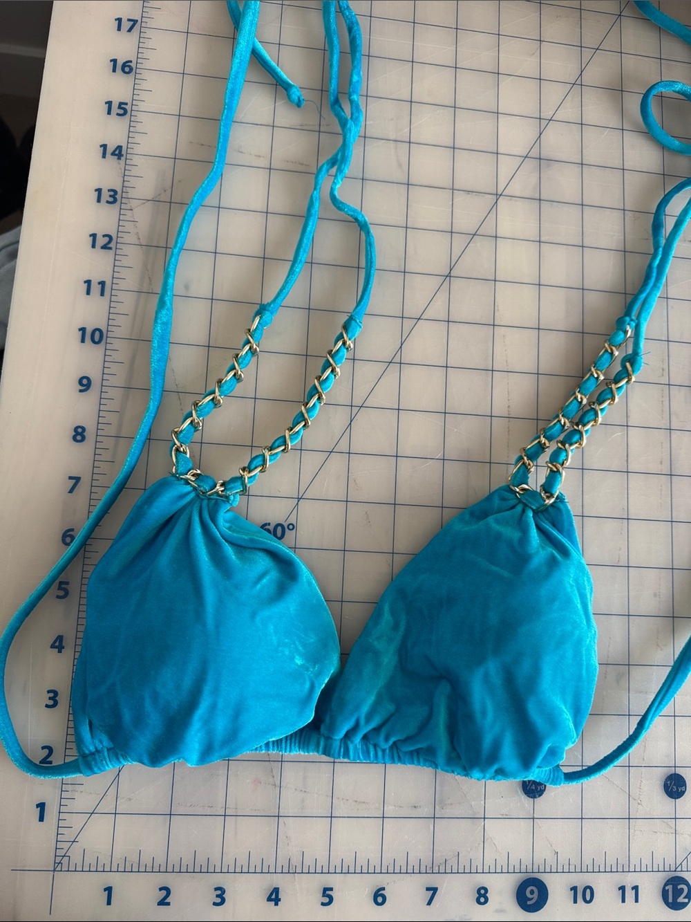Sauvage - Halter Triangle Bikini Top - MADE in USA